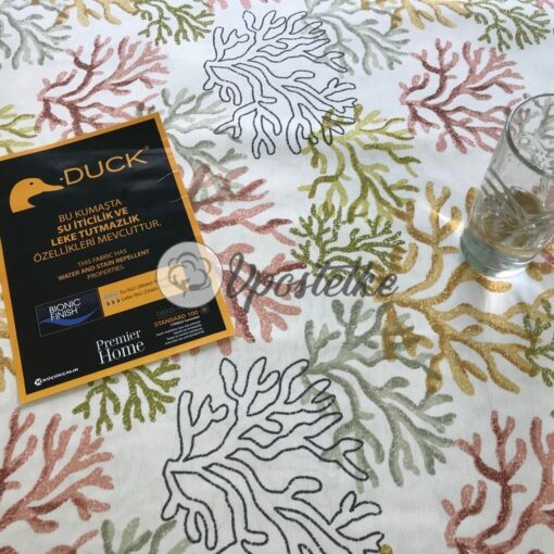 Тефлоновая ткань DUCK водоотталкивающая Кораллы фото 2