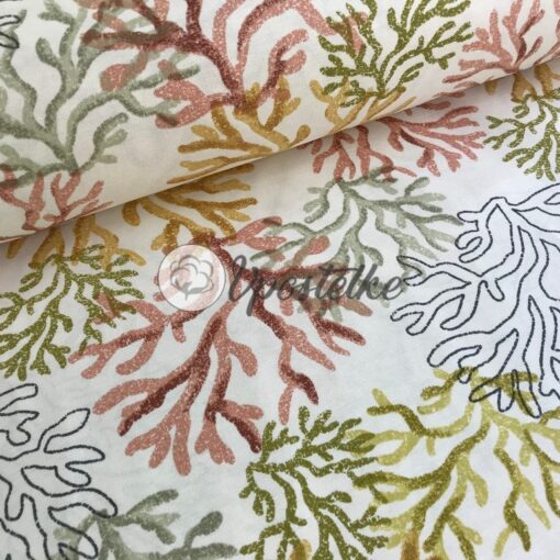 Тефлоновая ткань DUCK водоотталкивающая Кораллы фото 3