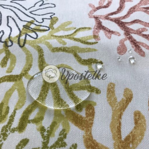 Тефлоновая ткань DUCK водоотталкивающая Кораллы фото 4