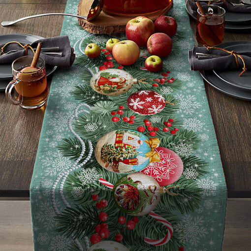 Ткань скатёрка Волшебный шар рогожка 50 см фото 2