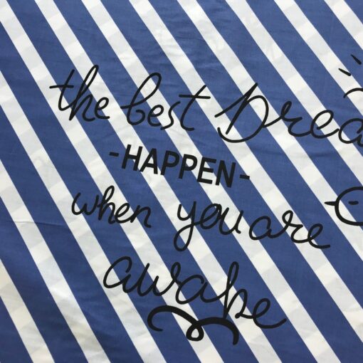 Постельное белье Диагональ синие полосы фото 3