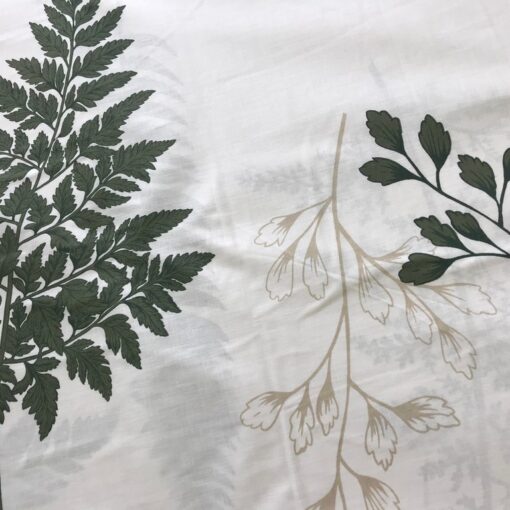 Ткань Папоротник, растения, ранфорс 220 см фото 3