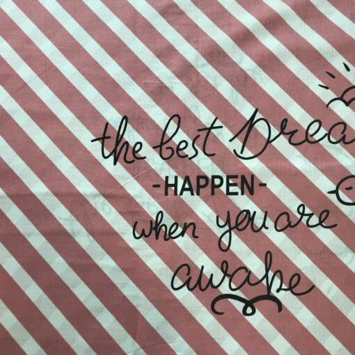 Постельное белье Диагональ розовые полосы фото 3