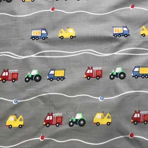 Ткань автомобили Автострада ранфорс 220 см фото 2