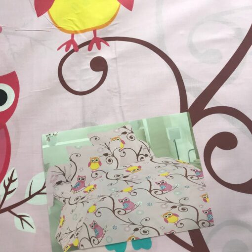 Постельное белье с совами на ветке Хранители леса фото