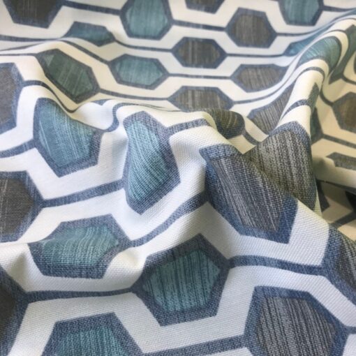 Скатерть с тефлоновой пропиткой Соты василёк фото 3