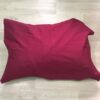 Наволочка бордовая с кантом 50*70 см сатин