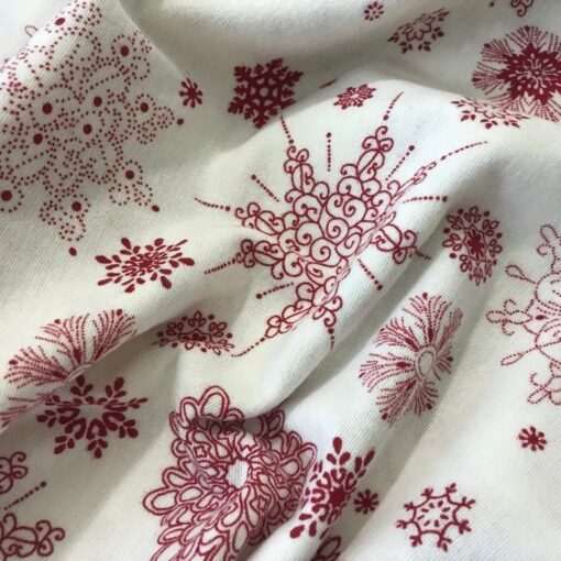 Фланель со снежинками фото 2