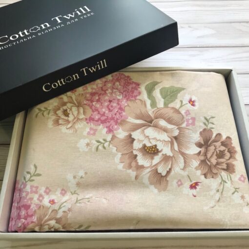 Постельное белье Чешме, кофейная роза, цветы фото 2