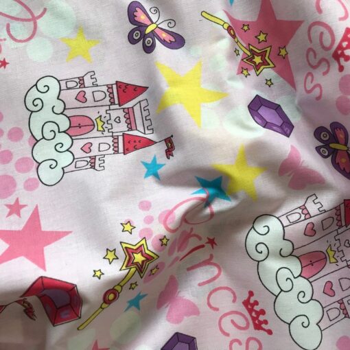 Бязь для постельного белья Замок принцесс 220 см фото 3