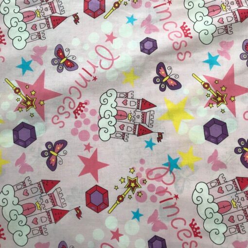 Бязь для постельного белья Замок принцесс 220 см фото 2