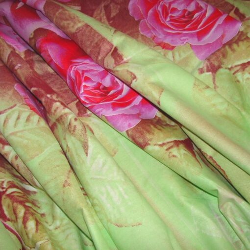 Ткань бязь для постельного белья Море роз 220 см фото 5