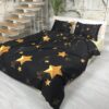 Постельное белье Кассиопея, звёзды золотые фото 6