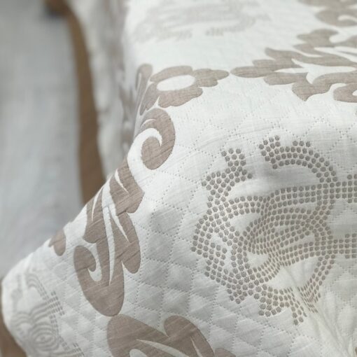 Покрывало Династия на бежевом, жаккард, двухстороннее фото 8