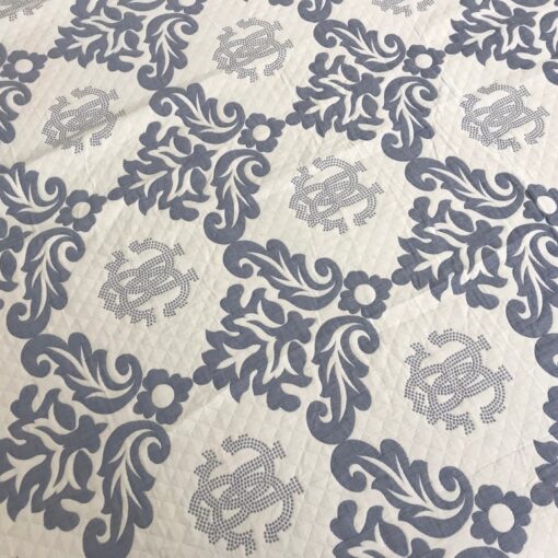 Покрывало Династия на сером, жаккард, двухстороннее фото 6