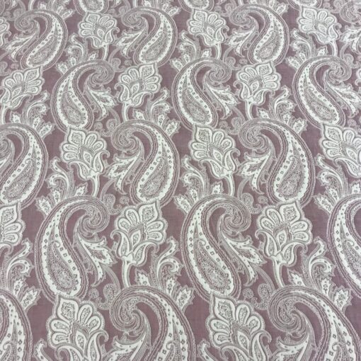 Покрывало Орнамент Пейсли розовый, жаккард, двухстороннее фото 3