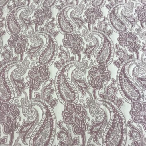 Покрывало Орнамент Пейсли розовый, жаккард, двухстороннее фото 6