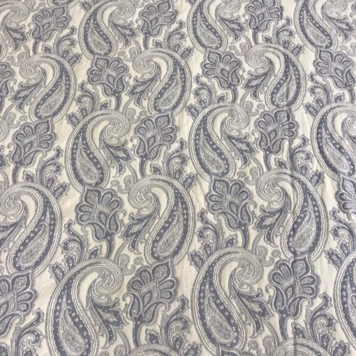 Покрывало Орнамент Пейсли графит, жаккард, двухстороннее фото 7