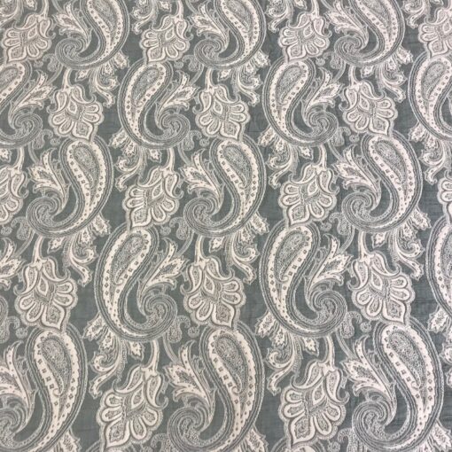 Покрывало Орнамент Пейсли зеленый, жаккард, двухстороннее фото 3