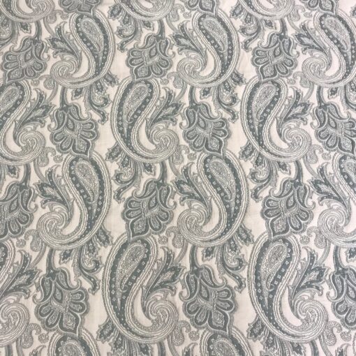 Покрывало Орнамент Пейсли зеленый, жаккард, двухстороннее фото 7