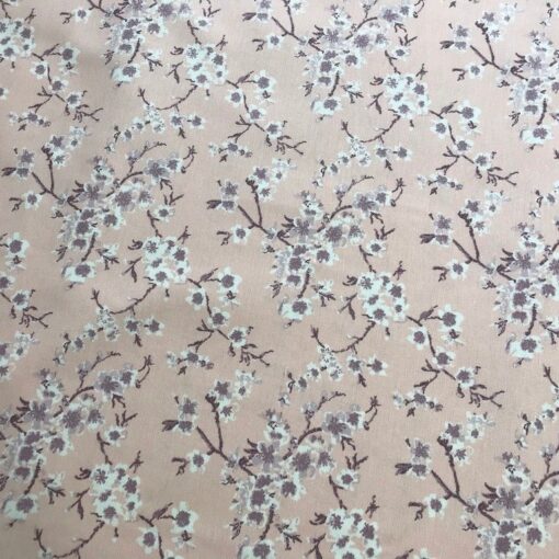 Тефлоновая ткань DUCK водоотталкивающая Сакура персик фото 2