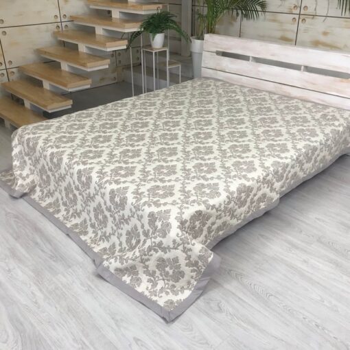 Покрывало Сады Семирамиды, жаккард, двухстороннее фото 4