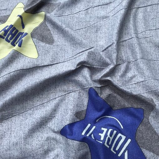 Микрофибра Звёзды на сером 235 см фото 3