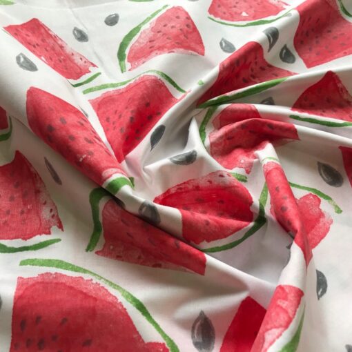 Ткань Ранфорс Арбузик 240 см фото