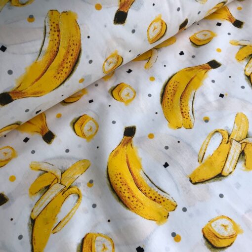 Ткань Ранфорс Бананы 240 см фото