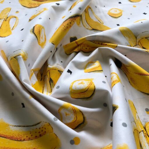 Ткань Ранфорс Бананы 240 см фото 3