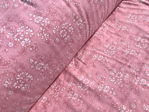Постельное белье фланель Маргаритка розовая фото