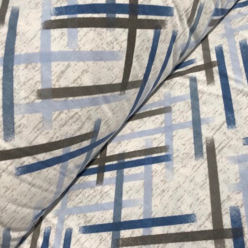 Фланель Смужки сині оптом