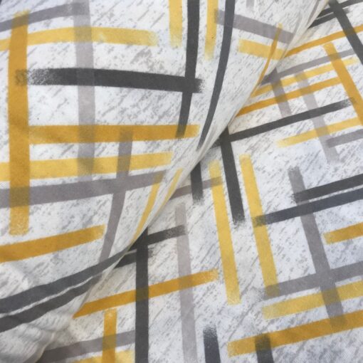 Фланель Смужки жовті оптом