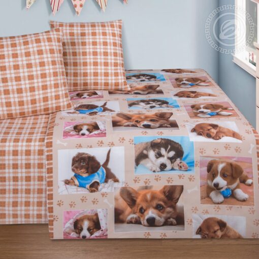 Постельное белье котики и собачки Тотошка фото 3