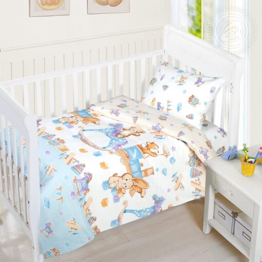 Ткань с игрушками Детство бязь 150 см фото 3