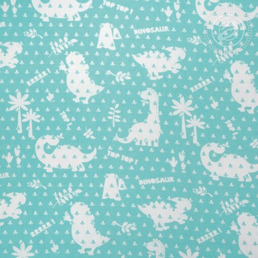 Ткань с игрушками Динопарк компаньон бязь 150 см фото 3