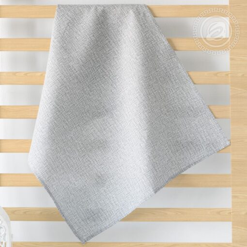 Рогожка полотенце Лён серый фото 2