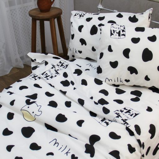 Постельное белье с коровами Молочный дом фото