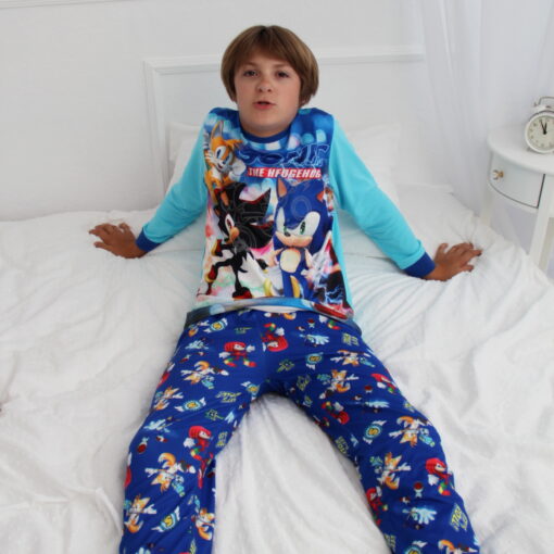 Alternative view of Пижама Соник для мальчика | светится в темноте