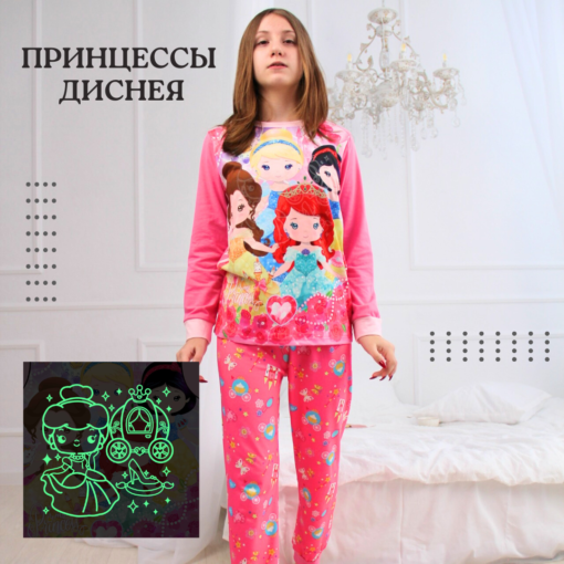Пижама с принцессами Дисней фото