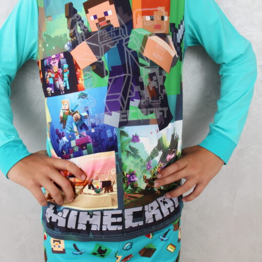 Alternative view of Пижама Майнкрафт Minecraft | светится в темноте