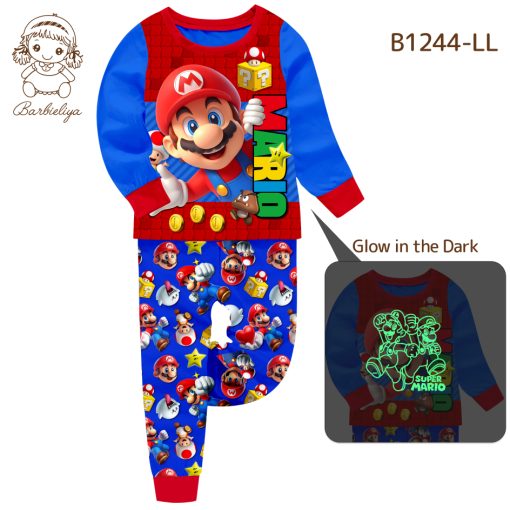 Пижама с Марио | Mario brothers | светится в темноте ajnj