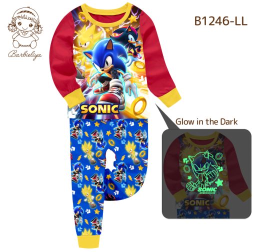 Пижама Соник и друзья | Sonic | светится в темноте фото
