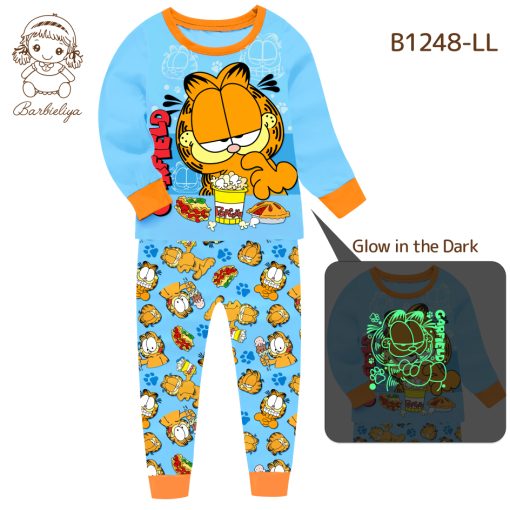 Пижама с котом Гарфельд 2 | GARFIELD | светится в темноте фото